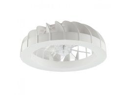 Brilliant G81080/05 Fanora Ανεμιστήρας Οροφής LED RGB με Τηλεχειριστήριο 46cm 30W Λευκό