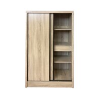 Velco Ντουλάπα με 2 Πόρτες Συρόμενες 98x52x180cm Σφένδαμος