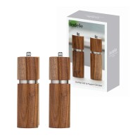 Ladelle Μύλοι Αλατιού & Πιπεριού 16.5cm Natural Gather Ξύλινοι -Σετ 2 Τεμαχίων