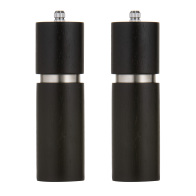 Ladelle Μύλοι Αλατιού & Πιπεριού 16.5cm Μαύροι Gather Ξύλινοι -Σετ 2 Τεμαχίων