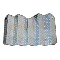 Lampa Ηλιοπροστασία Παρμπρίζ Αυτοκινήτου Εσωτερική Φιμέ 110x60εκ. Ασημί