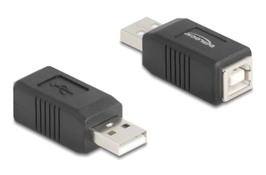 DELOCK αντάπτορας USB σε USB Type B 67202 480Mbps μαύρος