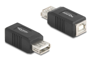 DELOCK αντάπτορας USB σε USB Type B 67203 480Mbps μαύρος