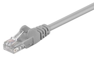 GOOBAY καλώδιο δικτύου 68387 CAT 5e U/UTP CCA 7.5m γκρι