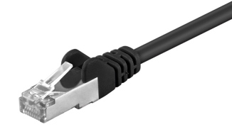 GOOBAY καλώδιο δικτύου 68658 CAT 5e F/UTP CCA 100MHz 2m μαύρο