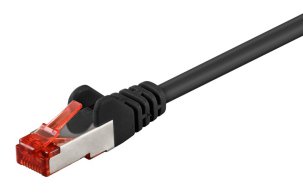 GOOBAY καλώδιο δικτύου 68698 CAT 6 S/FTP copper 250MHz 3m μαύρο