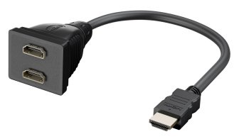 GOOBAY HDMI splitter 68784 1x input/2x output 1080p μαύρο
