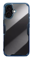 NILLKIN θήκη Nature TPU Pro για iPhone 16 Plus διάφανη-μπλε