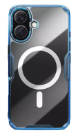 NILLKIN θήκη Nature TPU Pro Magnetic για iPhone 16 διάφανη-μπλε