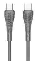 LDNIO καλώδιο USB-C σε USB-C LC671C 65W PD 1m γκρι