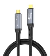 LDNIO καλώδιο USB-C TC-11c 240W 40Gbps 8K/60Hz 1m μαύρο