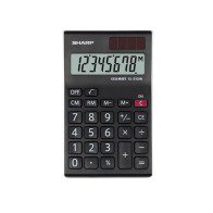 SHARP Αριθμομηχανή Γραφείου 8 Ψηφίων Μαύρη EL-310ANWH
