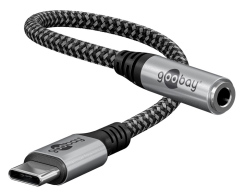 GOOBAY αντάπτορας USB-C σε 3.5mm 74056 γκρι
