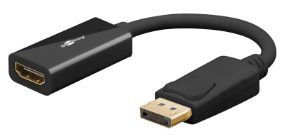 GOOBAY αντάπτορας DisplayPort σε HDMI 75270 8K/60Hz 0.1m μαύρος