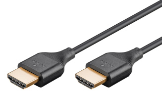 GOOBAY καλώδιο HDMI 75299 με Ethernet slim 8K/60Hz 48 Gbps 2m μαύρο