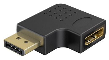 GOOBAY αντάπτορας DisplayPort 77132 8K/144Hz γωνιακός μαύρος