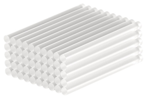 GOOBAY ράβδοι σιλικόνης 77853 Φ11mm x 200mm διάφανο 50τμχ