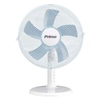 Primo Ανεμιστήρας Επιτραπέζιος 12' 45W με Διάμετρο 30cm PRTF-80509 Λευκός