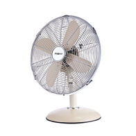 Primo Ανεμιστήρας Επιτραπέζιος Μεταλλικός 30cm 40W PRΤF-80577 Cream
