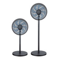 PRIMO ΑΝΕΜ ΟΡΘΟΣΤΑΤΗΣ 40CM PRSF-80605 ΜΑΥΡΟΣ 2ΣΕ1 7ΦΤΕΡΑ