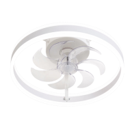 PRIMO ΑΝΕΜ ΟΡΟΦΗΣ 130CM PRCF-80609 ΛΕΥΚΟΣ ΜΕ R/C LED