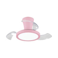 PRIMO  ΑΝΕΜΙΣΤΗΡΑΣ ΟΡΟΦΗΣ 65CM PRCF-80684 KIDS SERIES ΡΟΖ ΜΕ R/C DC LED