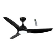 PRIMO  ΑΝΕΜΙΣΤΗΡΑΣ  ΟΡΟΦΗΣ 130CM PRCF-80724 ΜΑΥΡΟ ΜΕ R/C LED