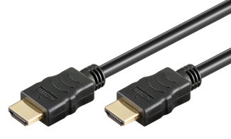 GOOBAY καλώδιο HDMI 80101 με Ethernet soft 4K/60Hz 18 Gbps 1m μαύρο