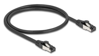 DELOCK καλώδιο δικτύου 80570 CAT 8.1 S/FTP copper 2000MHz 0.50m μαύρο