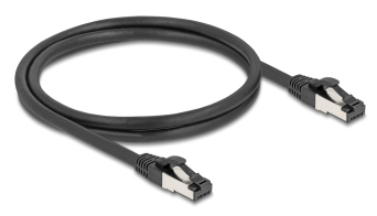 DELOCK καλώδιο δικτύου 80571 CAT 8.1 S/FTP copper 2000MHz 1m μαύρο