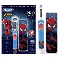 Oral-B 80720378 Vitality PRO Kids Spiderman Ηλεκτρική Οδοντόβουρτσα  με Θήκη