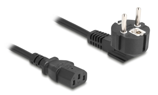 DELOCK καλώδιο τροφοδοσίας 81298 3x 1.00mm² 1m μαύρο