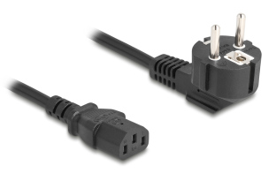 DELOCK καλώδιο τροφοδοσίας 81299 3x 0.75mm² 1m μαύρο