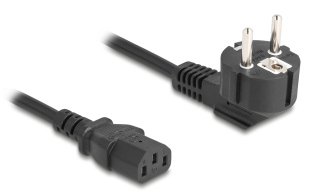 DELOCK καλώδιο τροφοδοσίας 81326 3x 0.75mm² 2m μαύρο