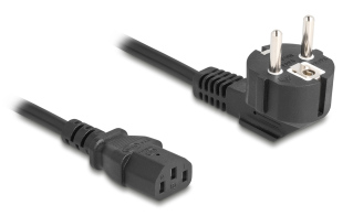 DELOCK καλώδιο τροφοδοσίας 81567 3x 1.00mm² 2m μαύρο