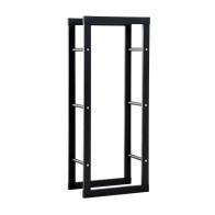 HOMCOM Μεταλλική Ξυλιέρα Τζακιού 40 x 25 x 100 cm 820-145