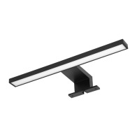 ADVITI Φωτιστικό LED 5W, φωτιστικό καθρέφτη, 320lm, 4000K, μήκος 30 cm, πλαστικό, μαύρο