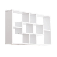 HOMCOM Ξύλινη Ραφιέρα Τοίχου με 8 Ράφια 85 x 14.5 x 47.5 cm 830-234