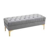 HOMCOM Ξύλινο Ταμπουρέ 118 x 45 x 42 cm Χρώματος Μπλε 831-163V01