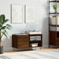 vidaXL Ντουλάπι για Δίσκους από Καφέ Δρυς, 85x38x48 εκ., Συνθετικό Ξύλο 831707