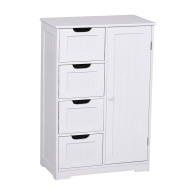 Kleankin Ντουλάπι Μπάνιου με 4 Συρτάρια 56 x 83 x 30 cm 834-181