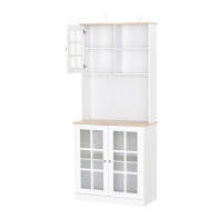 Ξύλινος Μπουφές 80 x 37 x 183 cm HOMCOM 835-209