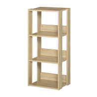 HOMCOM Ξύλινη Βιβλιοθήκη με 3 Ράφια 40 x 29.2 x 87.9 cm  836-258