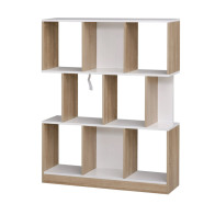 HOMCOM Ξύλινη Βιβλιοθήκη με 8 Ράφια 100 x 30 x 124 cm  836-259AK