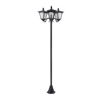 Outsunny Τριπλό Ηλιακό LED Φανάρι Κήπου Κολόνα 182.5 cm 842-109