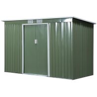 Outsunny 845-032GN Garden Shed Εργαλειοθήκη 280x130x172cm Ανοιχτό Πράσινο