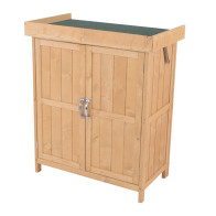 Homcom 845-212 Ξύλινη Αποθήκη Κήπου 74x43x88cm