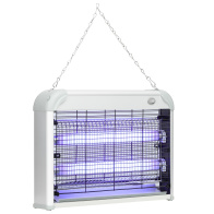 Outsunny 20W για έντομα και κουνουπιέρες με φώτα UV LED με αφαιρούμενο δίσκο, ABS και μέταλλο, 39x8x28 cm 849-019V90WT
