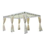 Κιόσκι Κήπου με Μεταλλικό Σκελετό 400 x 300 x 255 cm Outsunny 84C-089