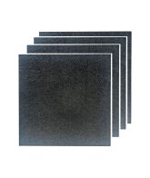 CITRONIC SAT12-BLACK SOUND ABSORPTION TILE 60x60 (SET OF 4)
